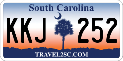 SC license plate KKJ252