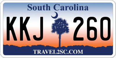 SC license plate KKJ260