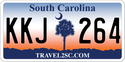 SC license plate KKJ264
