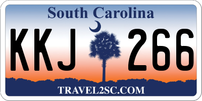 SC license plate KKJ266