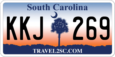 SC license plate KKJ269