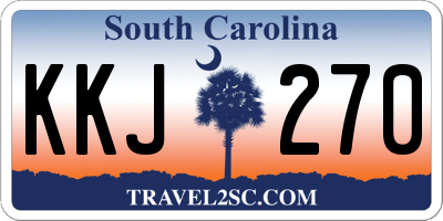 SC license plate KKJ270