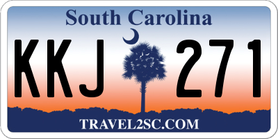 SC license plate KKJ271