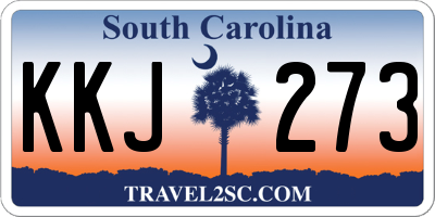 SC license plate KKJ273