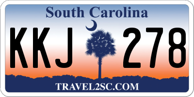 SC license plate KKJ278