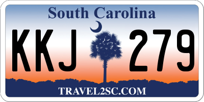 SC license plate KKJ279