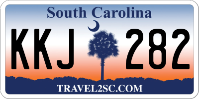 SC license plate KKJ282