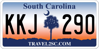 SC license plate KKJ290
