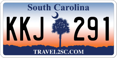 SC license plate KKJ291