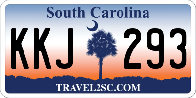 SC license plate KKJ293