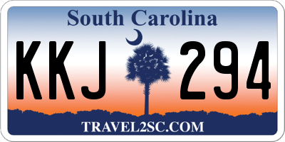 SC license plate KKJ294