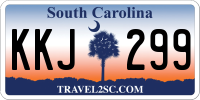 SC license plate KKJ299