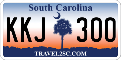 SC license plate KKJ300