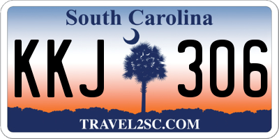 SC license plate KKJ306