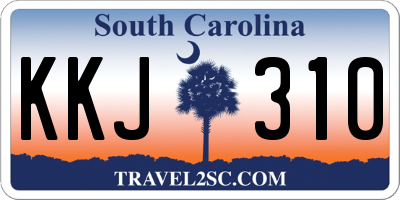 SC license plate KKJ310