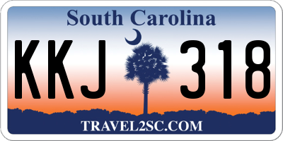 SC license plate KKJ318