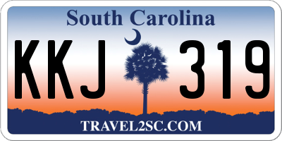 SC license plate KKJ319
