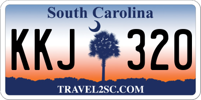 SC license plate KKJ320