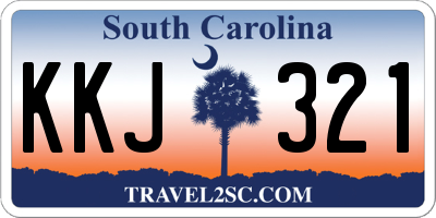 SC license plate KKJ321
