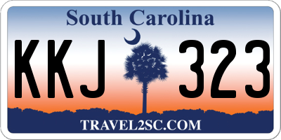 SC license plate KKJ323
