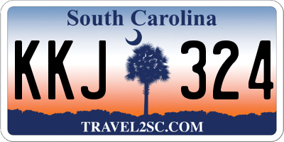 SC license plate KKJ324