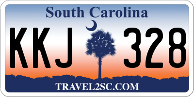 SC license plate KKJ328