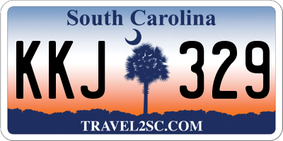 SC license plate KKJ329
