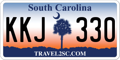 SC license plate KKJ330