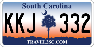 SC license plate KKJ332
