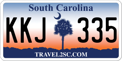 SC license plate KKJ335