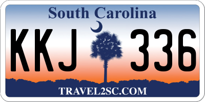 SC license plate KKJ336