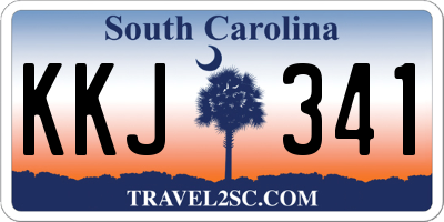 SC license plate KKJ341