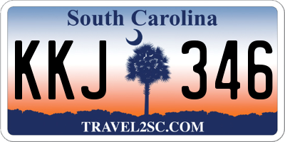 SC license plate KKJ346
