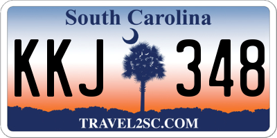 SC license plate KKJ348