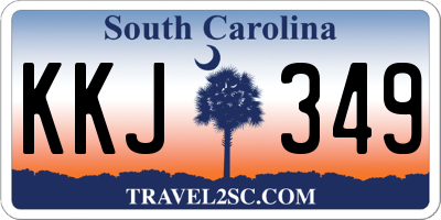 SC license plate KKJ349