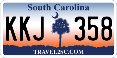 SC license plate KKJ358