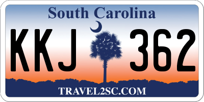 SC license plate KKJ362