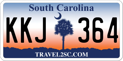 SC license plate KKJ364