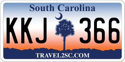 SC license plate KKJ366