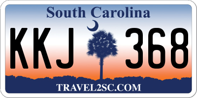SC license plate KKJ368