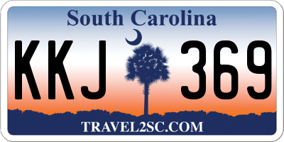 SC license plate KKJ369