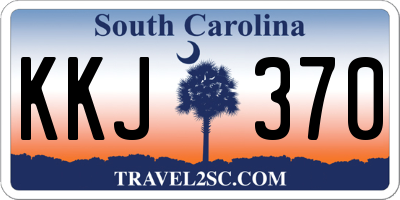 SC license plate KKJ370