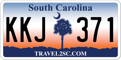 SC license plate KKJ371