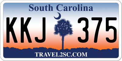 SC license plate KKJ375