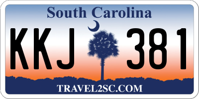 SC license plate KKJ381