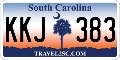 SC license plate KKJ383