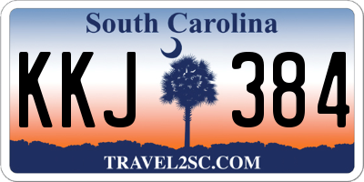 SC license plate KKJ384