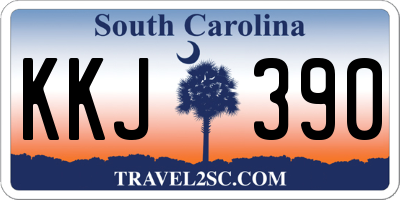 SC license plate KKJ390
