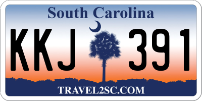 SC license plate KKJ391