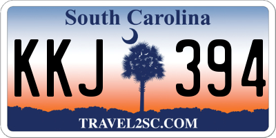 SC license plate KKJ394